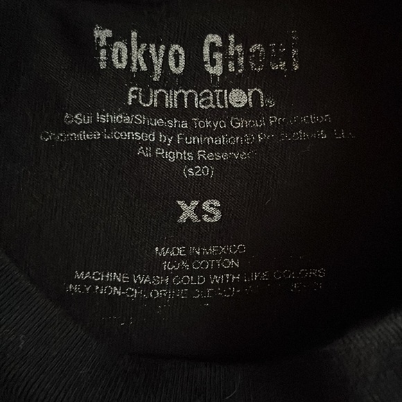 3/$20 😀 Tokyo Ghoul Kaneki Split Face Anime T-shirt - Picture 3 of 3